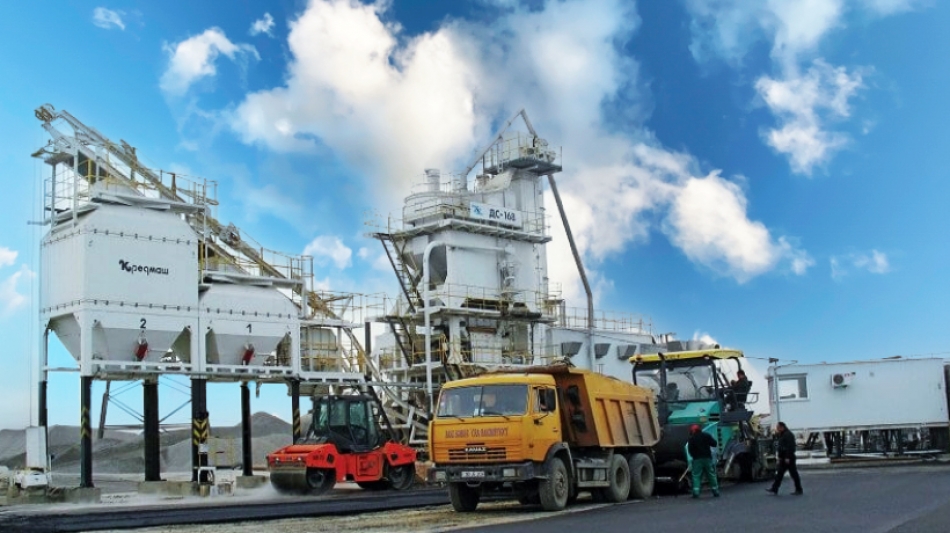 Асфальтозмішувальні установки для будівництва автомагістралей та доріг державного значення