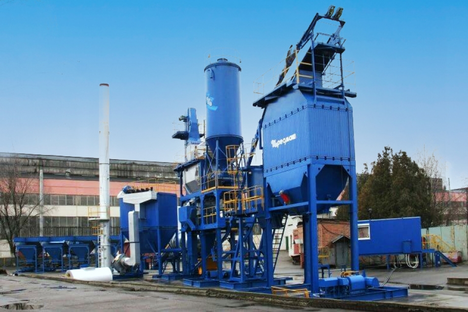 ПрАТ КРЕДМАШ ВИРОБЛЯЄ АСФАЛЬТОЗМІШУВАЛЬНУ УСТАНОВКУ ДС-185