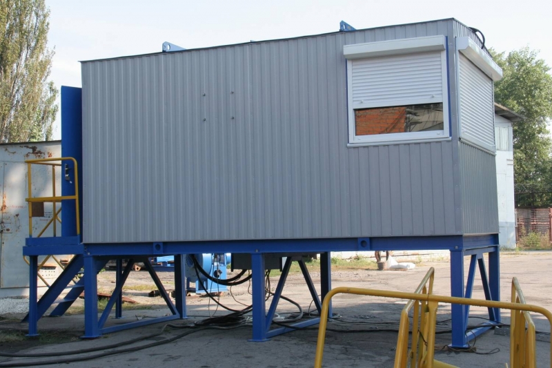 Кабіна оператора асфальтного заводу