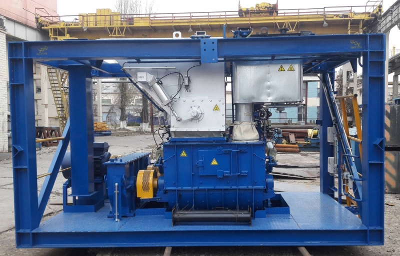 Блок дозаторів і установок суміші для виробництва асфальту