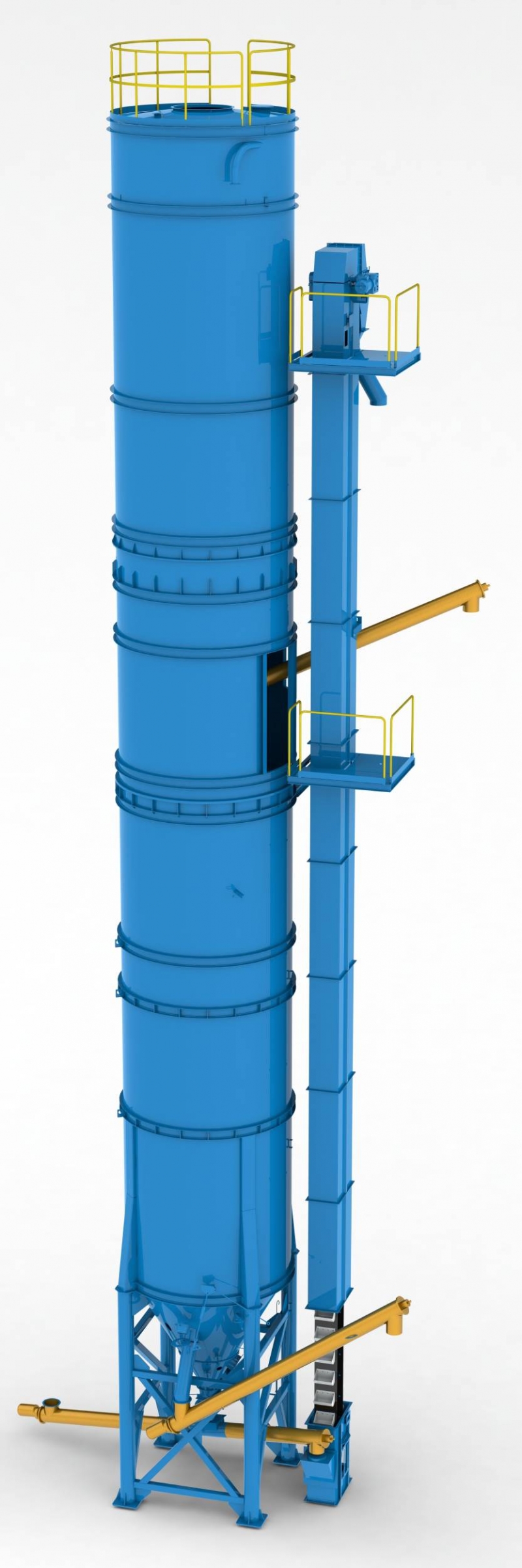 Агрегат мінерального порошку та пилу установки КДМ208